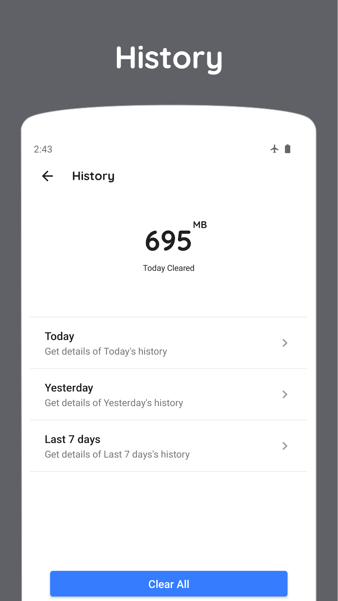 Zero Cleaner: clear cache — 6