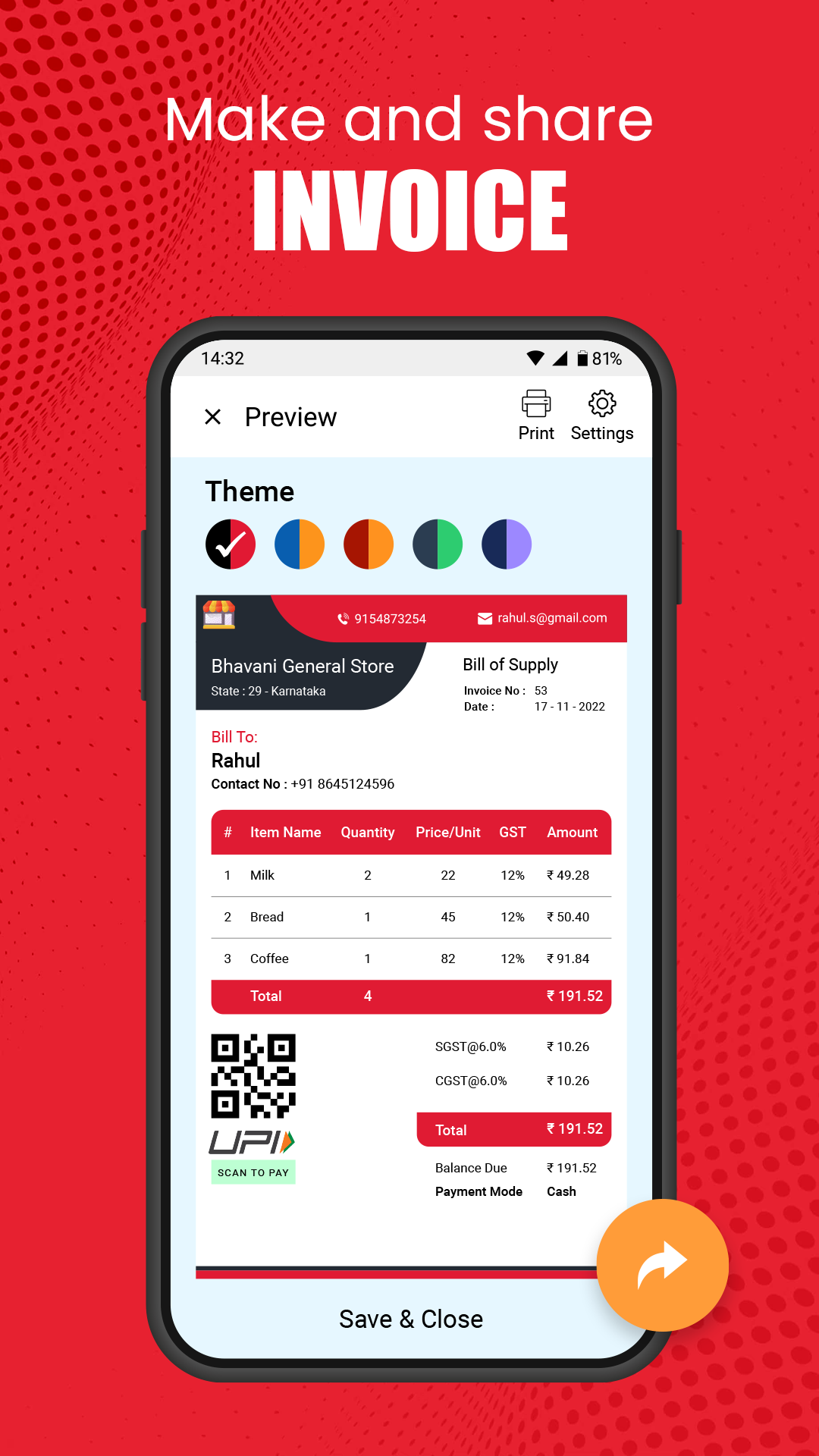 Vyapar Invoice GST Billing App — 1