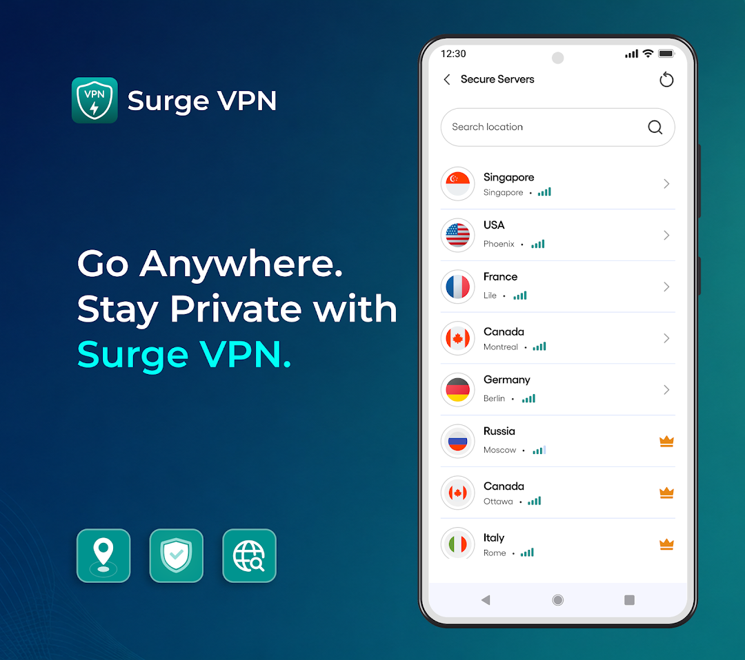 Surge VPN – Simple & Fast — 1
